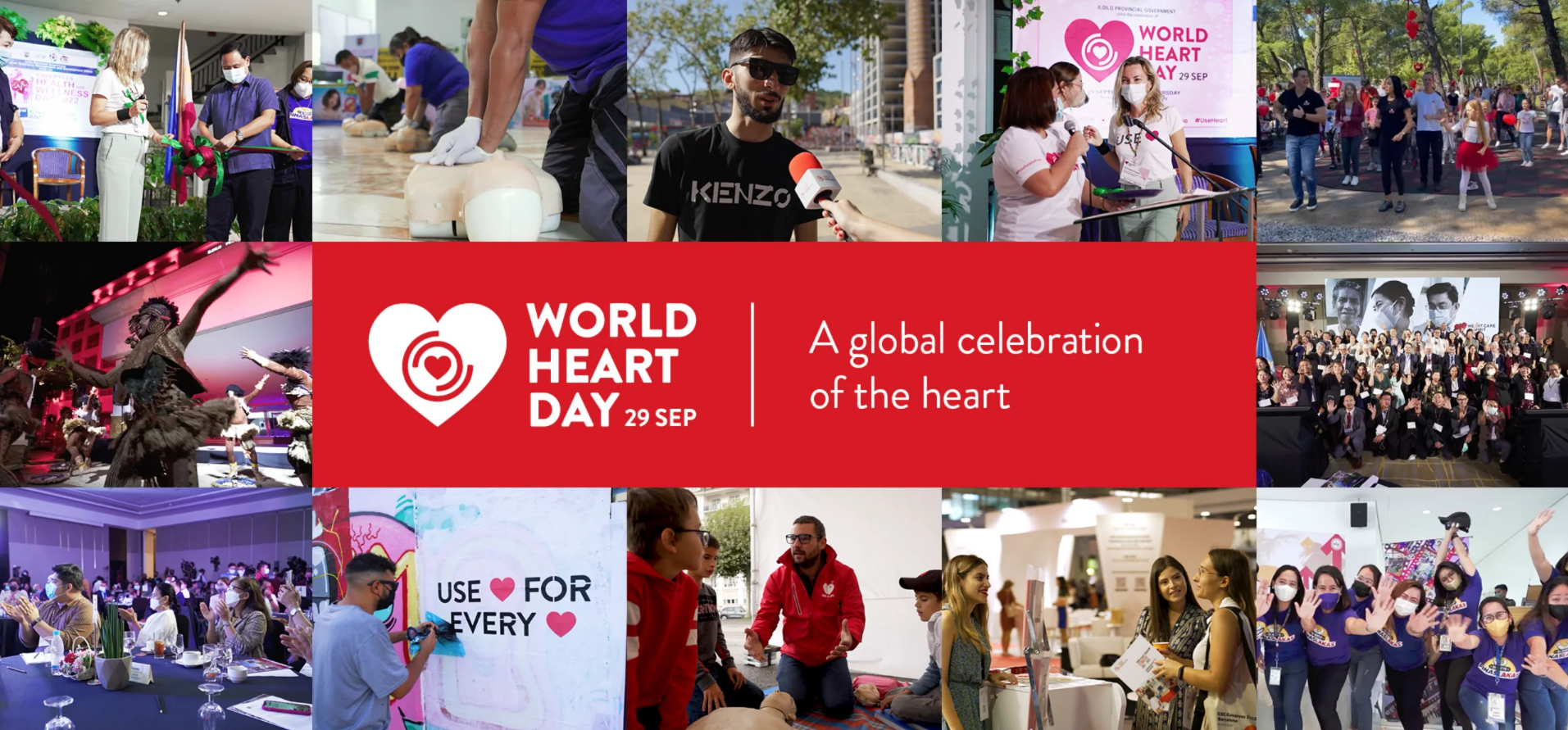 World heart day 29th September - A global celebration of the heart