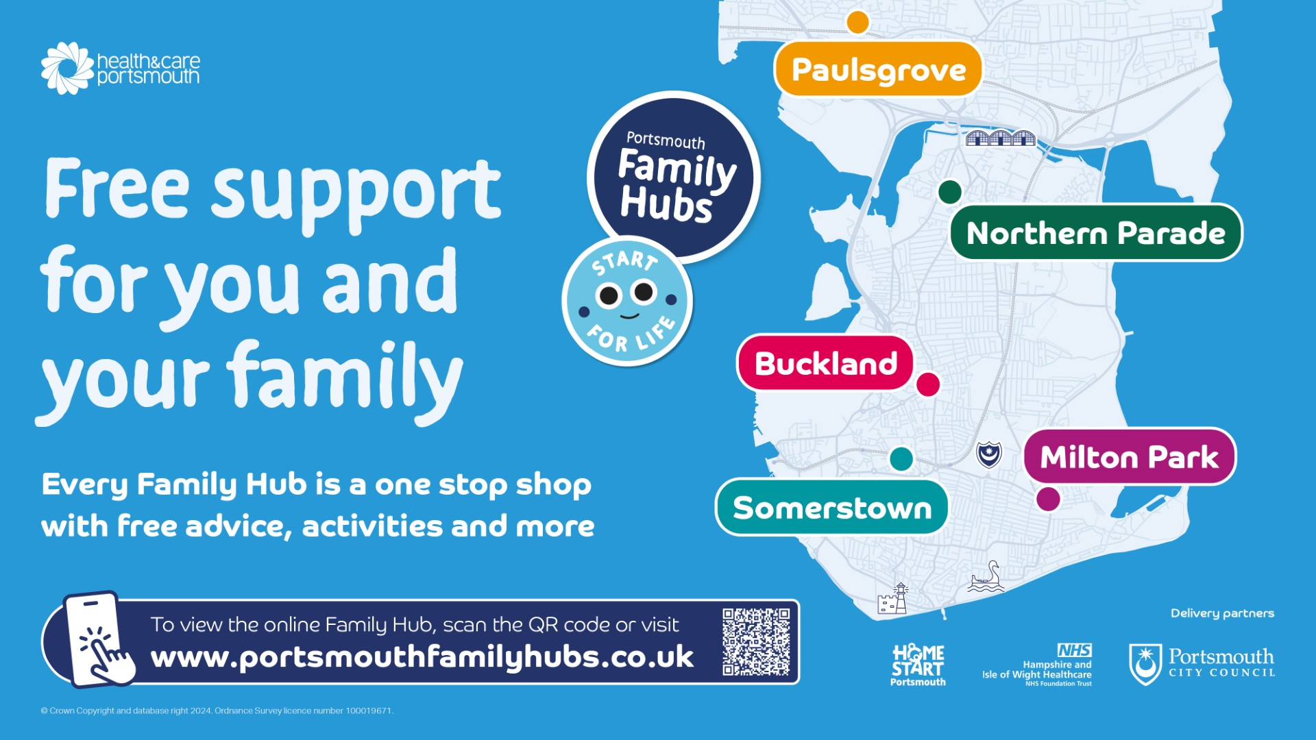 Free support for you and your family poster