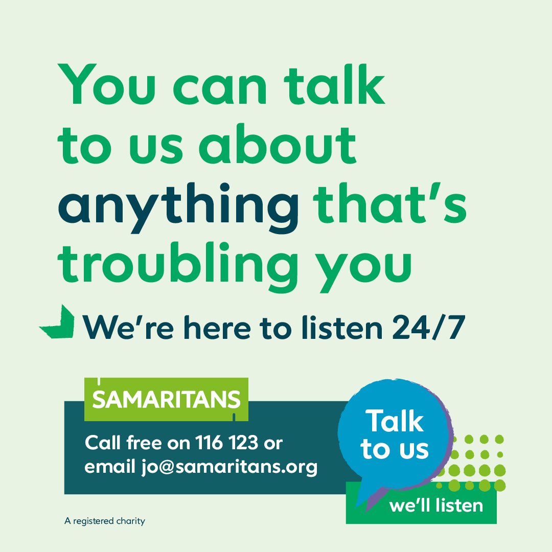 you can talk to us about anything that's troubling you poster