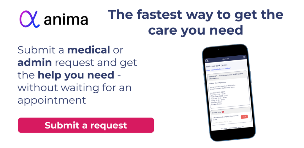 contact your gp practice using an online form