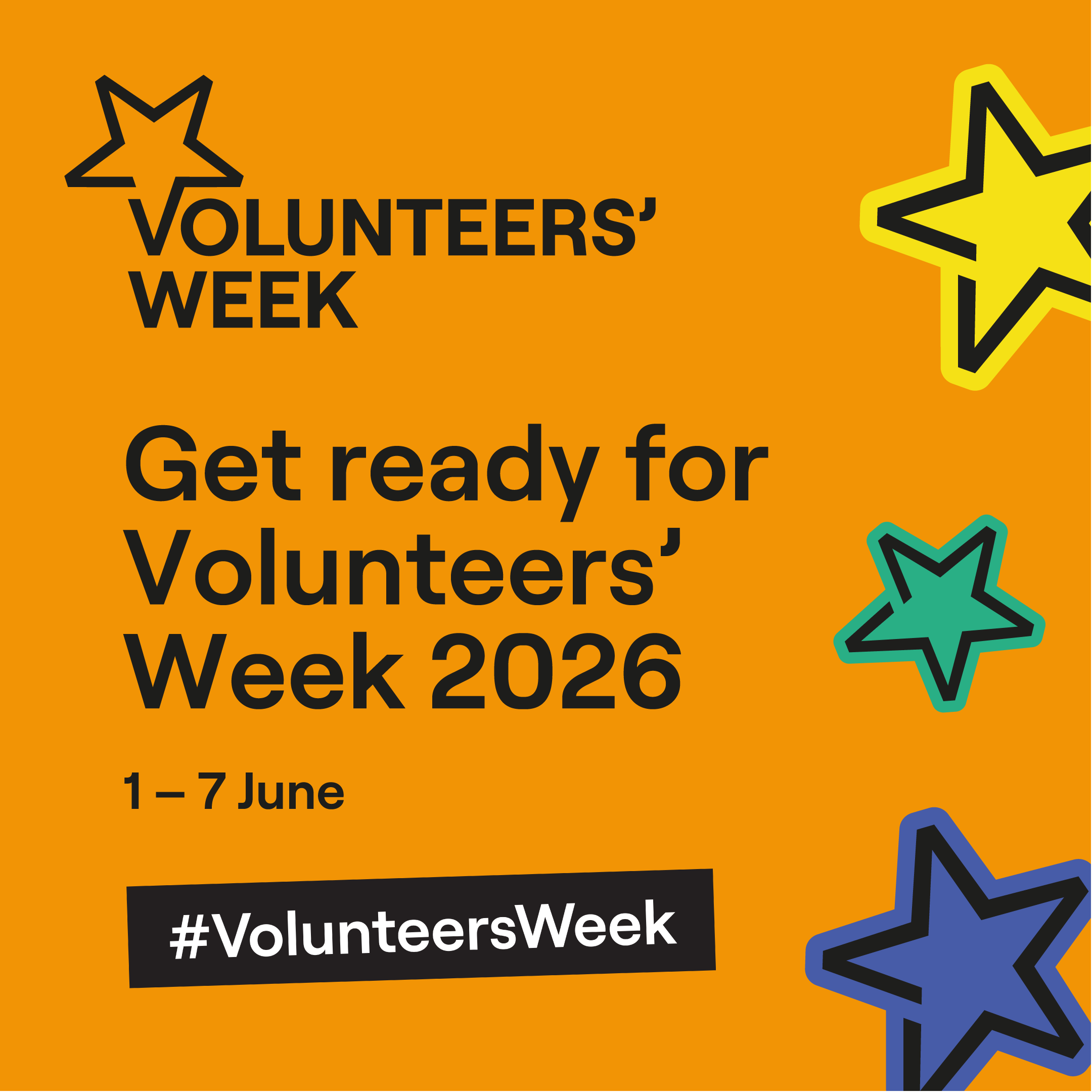 Celebrating Volunteer Week 1st-7th June 2026