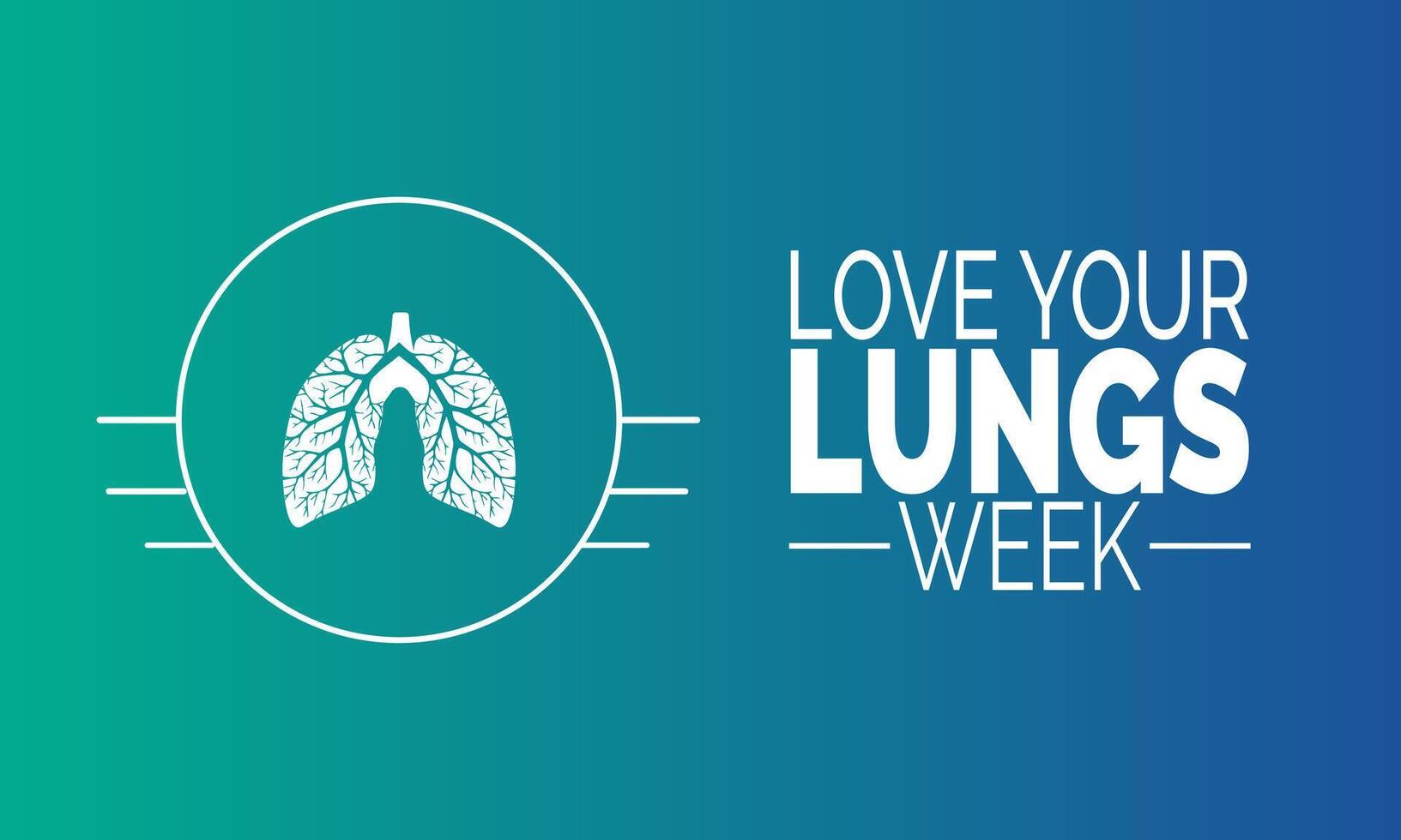Love your lungs week June 2026
